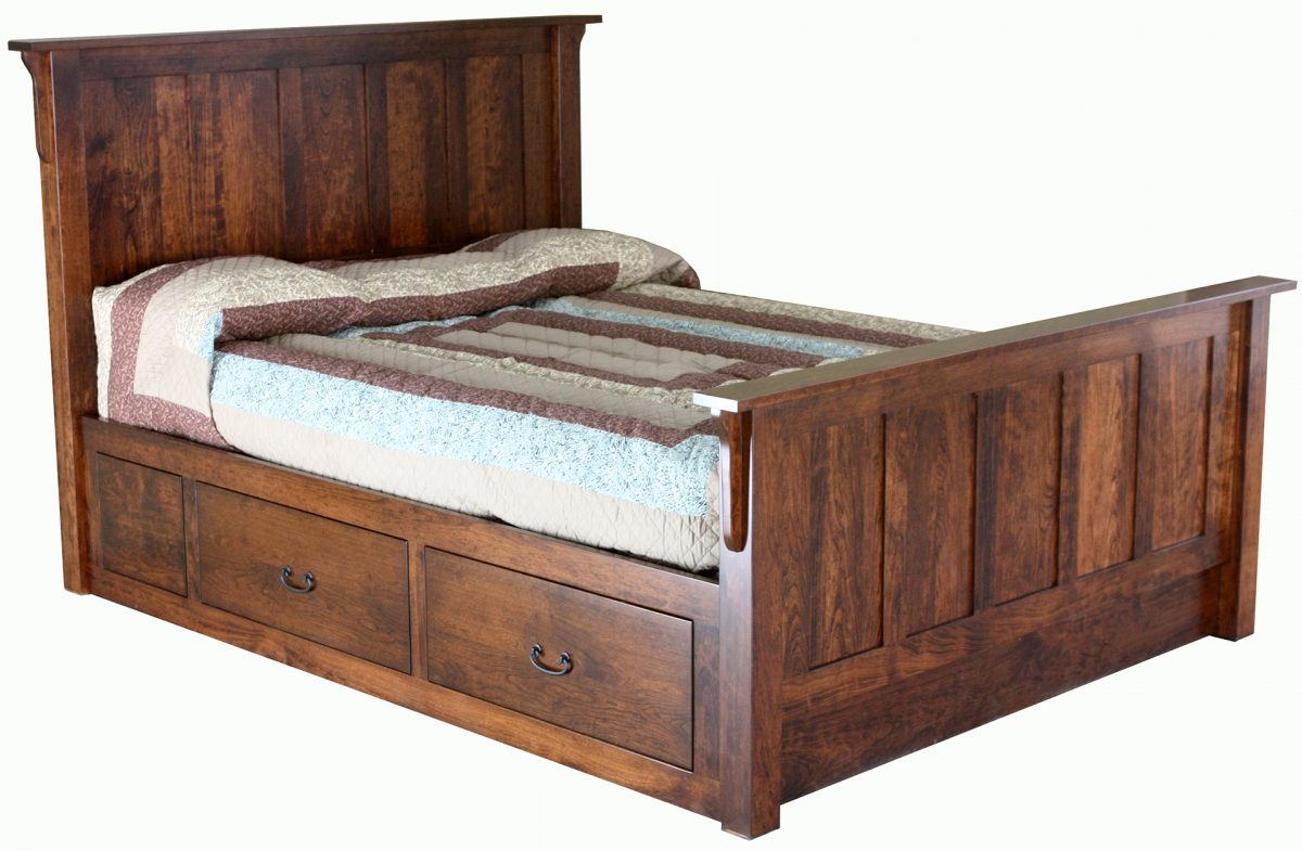 Mission Slat Bed Amish Furniture of Austin