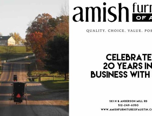 Celebrating 20 years of creating beautiful solid wood furniture!